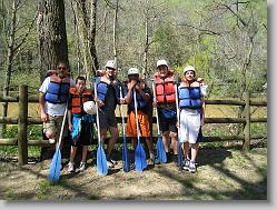 Our raft participants.
Al, Joshua, Glenn, Fred, Carl and Brian.